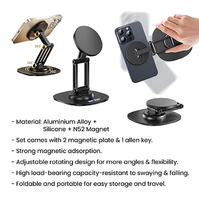 MAGTIX 360° Adjustable Magnetic Phone Stand