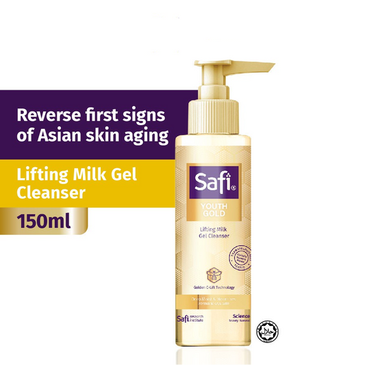 Safi Youth Gold Lifting Milk Gel Cleanser 150ml