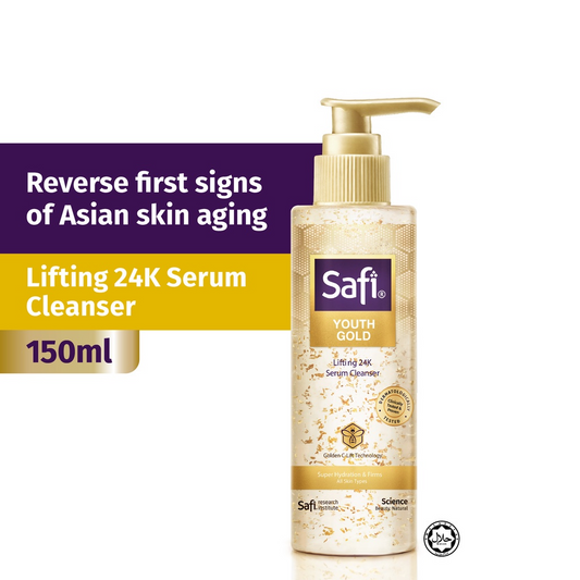 Safi Youth Gold Lifting 24K Serum Cleanser 150ml
