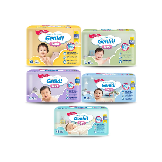 Genki! Regular Tape Diapers Baby
