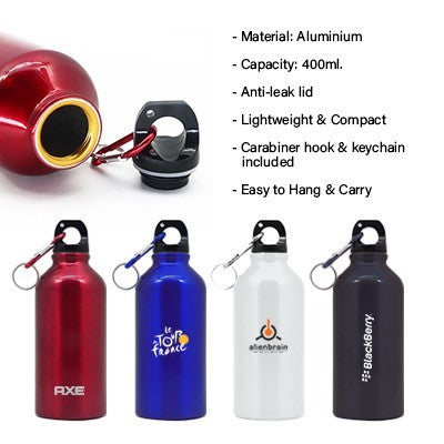 Aluminium Sports Bottle - 400ml