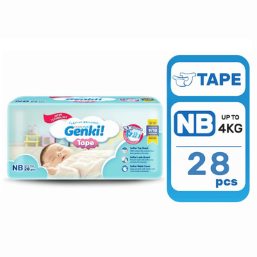 Genki! Regular Tape Diapers Baby