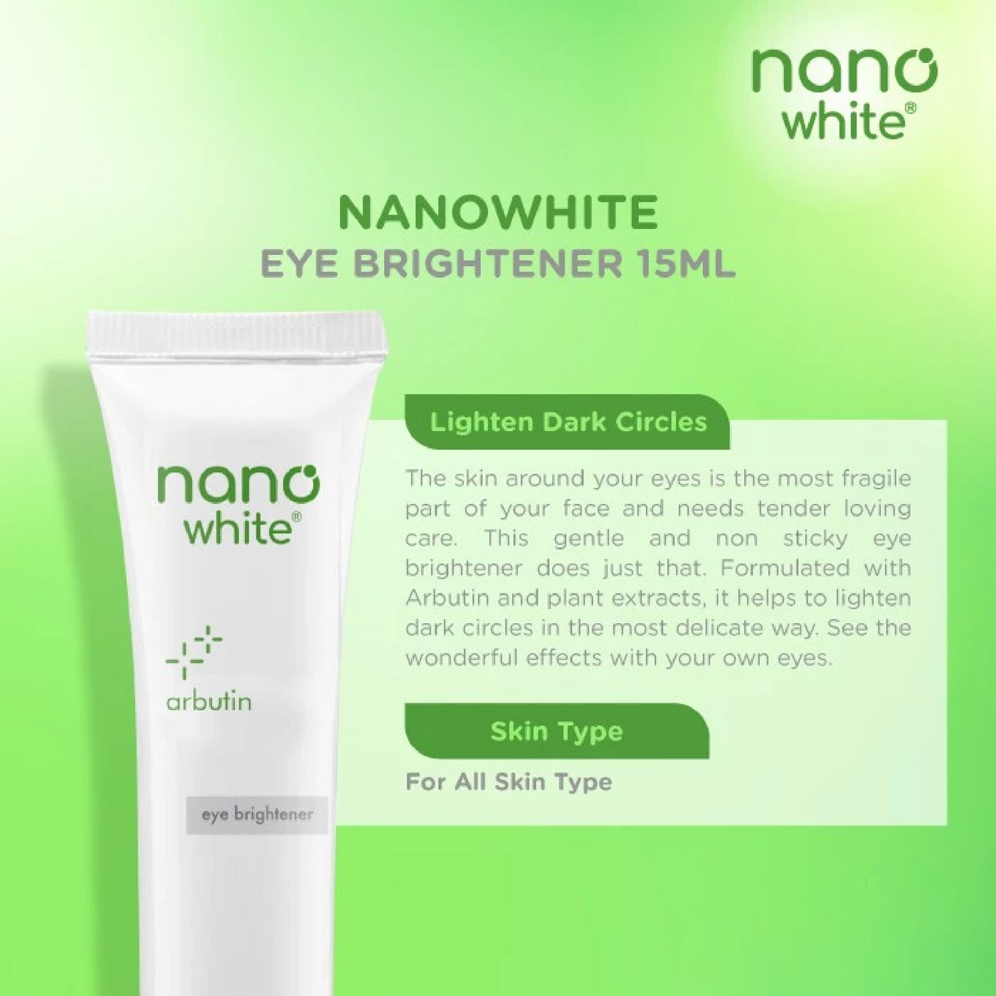 Pencerah Mata Nanowhite 15ml