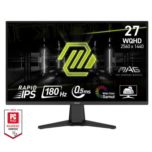 MSI MAG275QF 27" WQHD 180Hz 2K IPS Gaming Monitor (9S6-3CE21M-019)