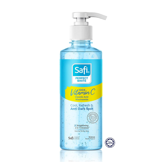 Safi Perfect White 3X Brightening 2 in 1 Cleanser 160ml