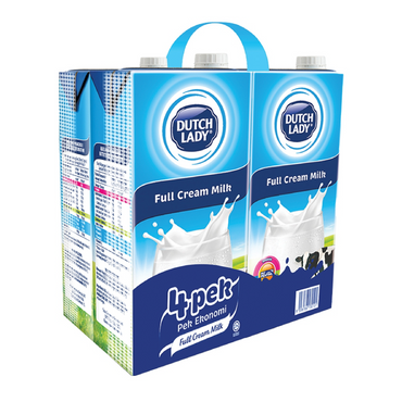 Susu UHT Dutch Lady 1L Bundle of 4