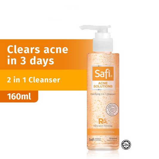 Safi Acne Solutions Clarifying 2 IN 1 Cleanser 160ml
