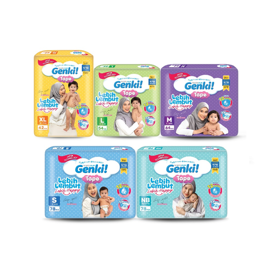 Genki! Mega Tape Diapers Baby