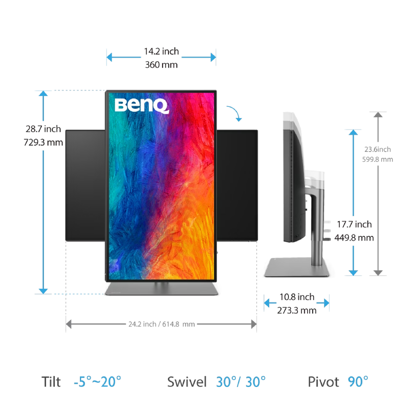 BenQ PD2725U 27" 4K UHD Thunderbolt 3 Monitor