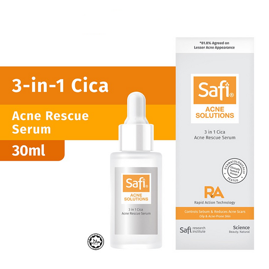Safi Acne Solutions 3 IN 1 Cica Acne Rescue Serum 30ml