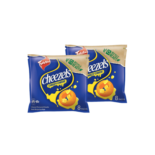 Makanan Ringan Jagung Twisties Cheezels Multipack Original 104G