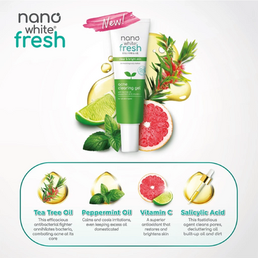 Nanowhite Fresh Acne Clearing Gel 30ml
