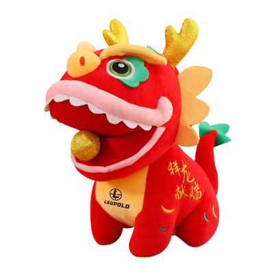 Dragon Shaped Soft Toy with Pulley