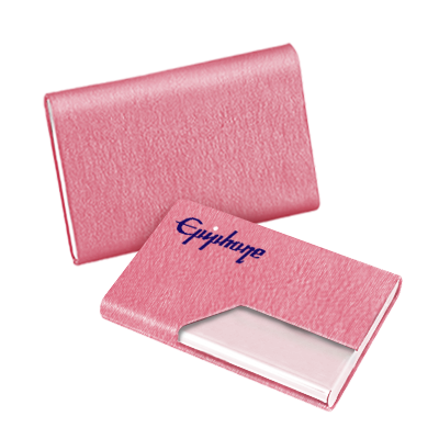 LOIRE Pattern PU Name Card Holder