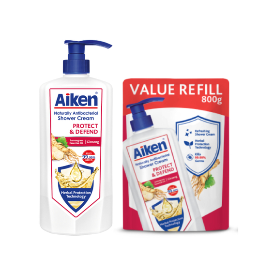 Aiken Antibacterial Shower Cream