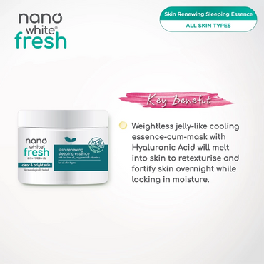 Nanowhite Fresh Skin Renewing Sleeping Essence Soothing 40ml