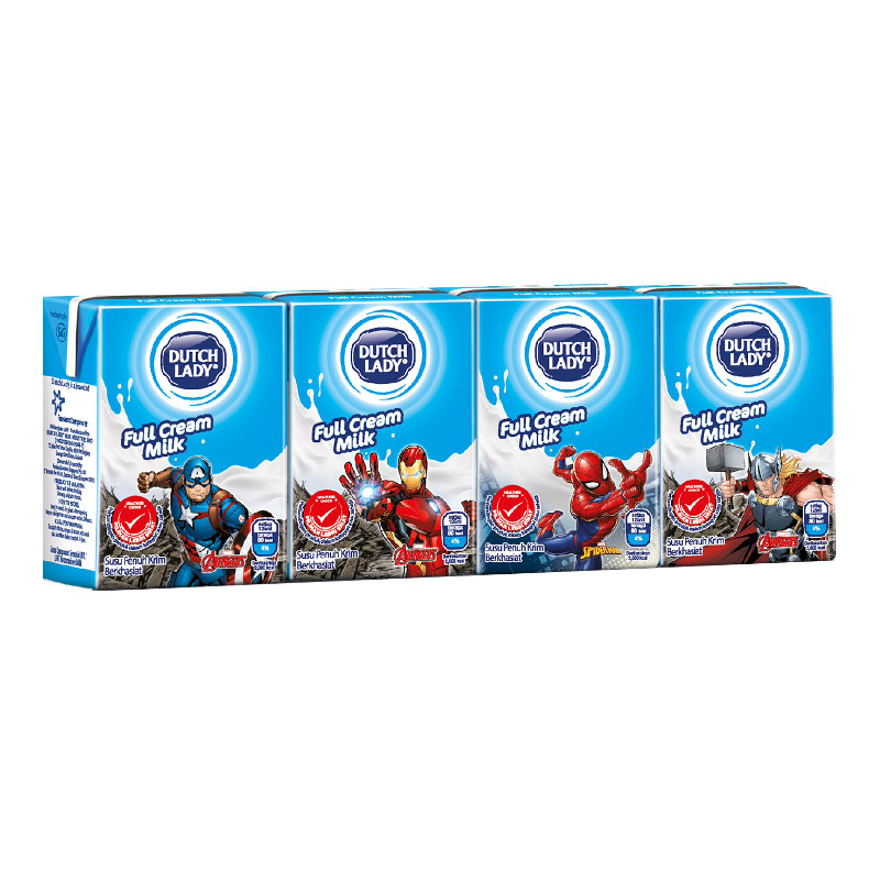 Dutch Lady UHT Milk Marvel & Frozen 4x125ml