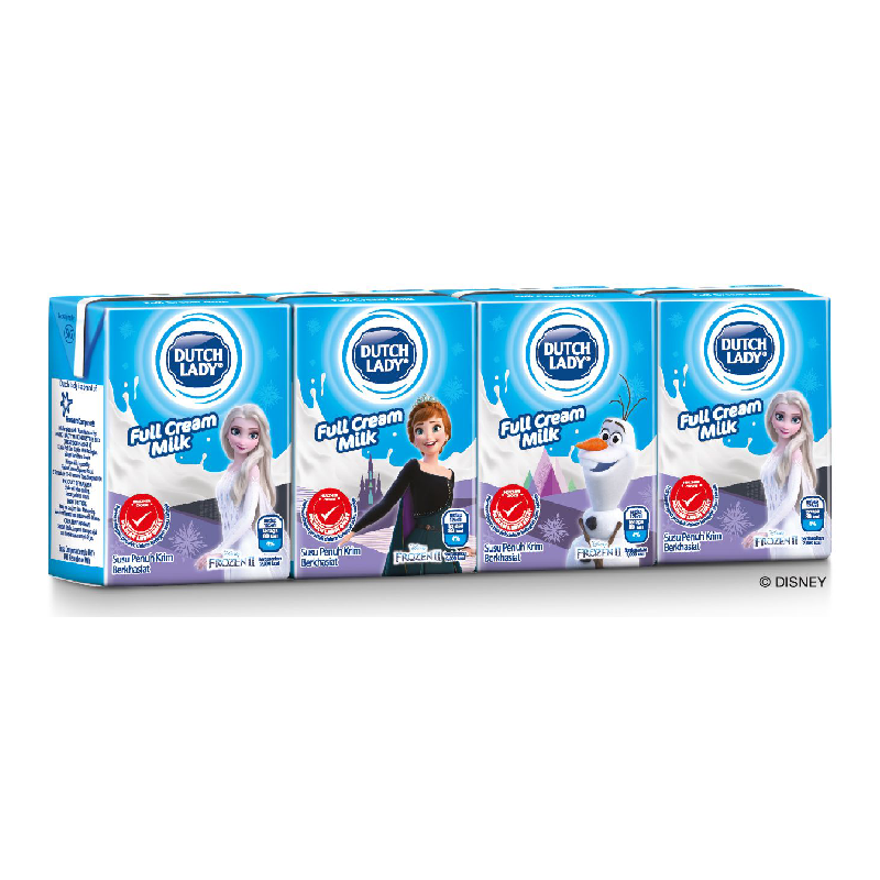 Dutch Lady UHT Milk Marvel & Frozen 4x125ml