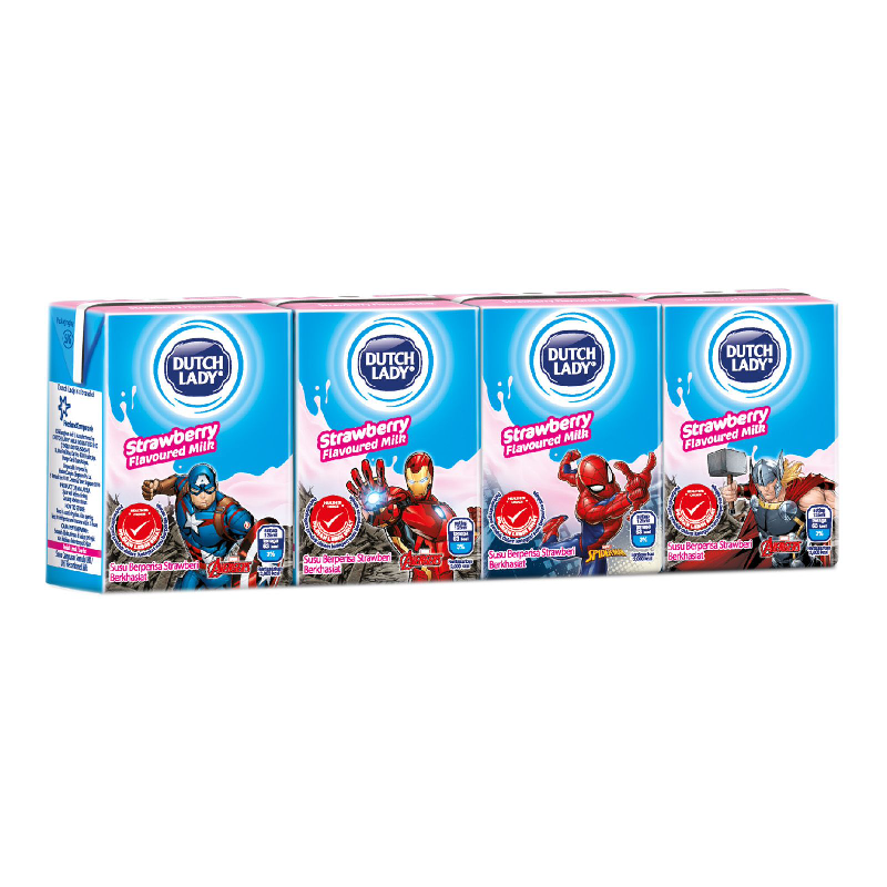 Dutch Lady UHT Milk Marvel & Frozen 4x125ml
