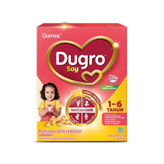 Dumex Dugro Soy Tailored Nutrition Milk Formula 1-6 years 400g