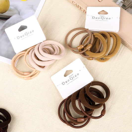 Milk Tea Color Elevator Rubber Band