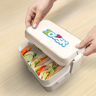 ECO Bamboo 2 Tier Lunch Box - 1200ml