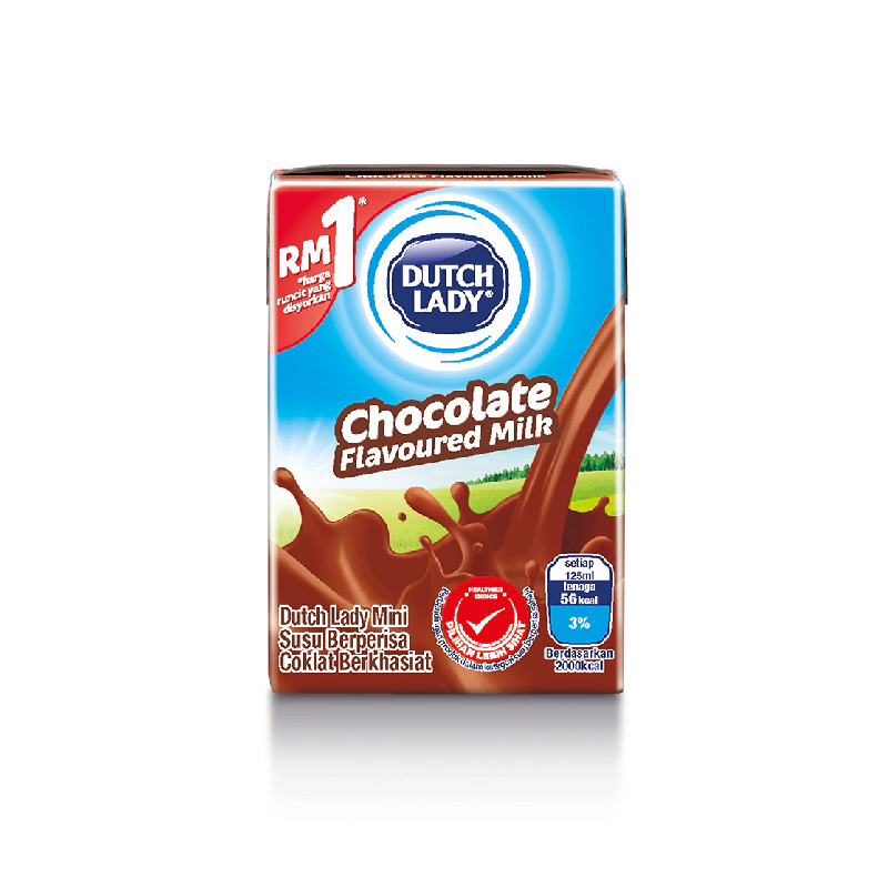Dutch Lady Mini UHT Milk Chocolate 125ml