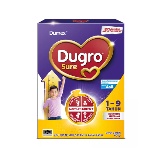 Dumex Dugro Sure Tailored Nutrition Milk Formula 1-9 years