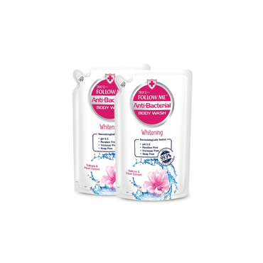 Follow Me Anti-Bacterial Body Wash Refill Twin Pack 900ML