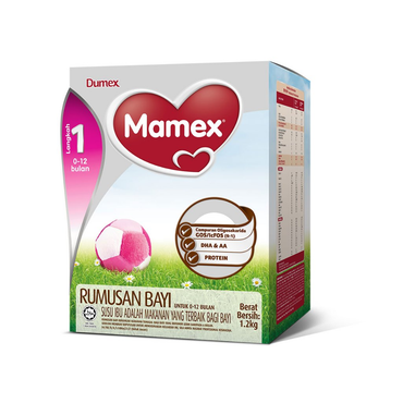 Dumex Mamex Step 1 Susu Formula Bayi 0-12 bulan