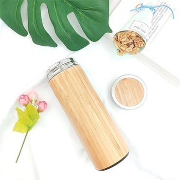 Bamboo Premium Stainless Steel Thermos - 500ml