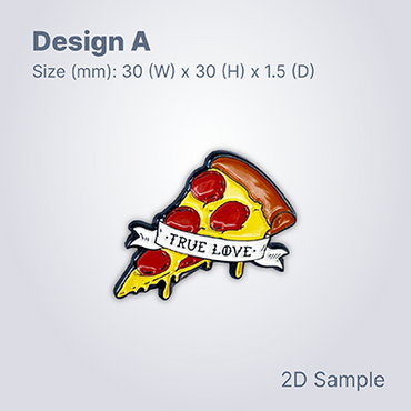 Custom Made Soft Enamel Collar Pin