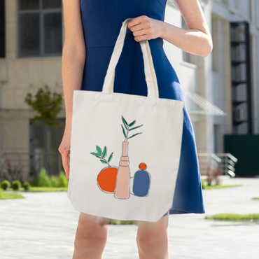 EZ Natural Canvas Bag - 6oz (400x350x100)