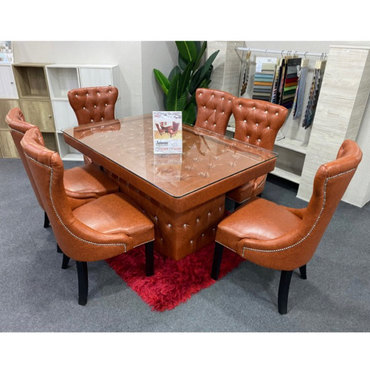 Juneau Chesterfield Dining Set