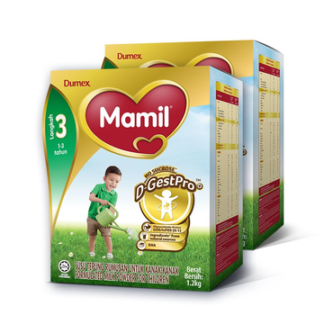 Dumex Mamil Langkah 3 Formula Susu Pembesaran 1-3 tahun