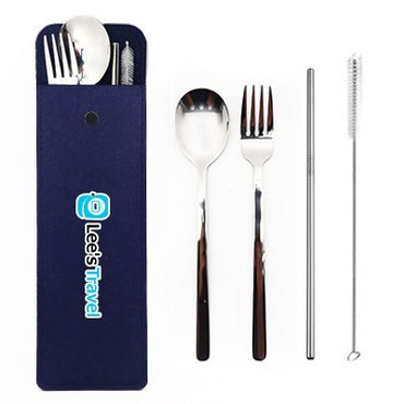 4-in-1 Cutlery Straw Felt Set