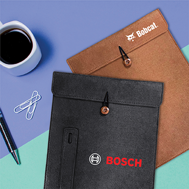 15.4″ Felt Tablet Document Sleeve with Pen Holder