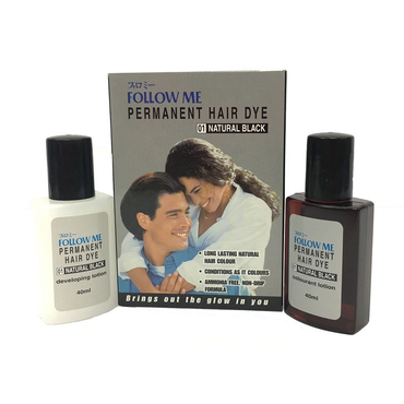 Ikut Saya Pewarna Rambut Kekal 01 Hitam Asli