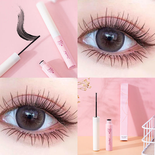 SUAKE Mascara 1Pcs Lencong Tahan Lama Kepala Berus Kecil Semulajadi Mudah Digunakan Melebatkan Smudgeproof Mekap Bulu Mata Tidak Merengsa