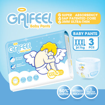 GAIFEEL MINI Baby Diaper Tape Newborn Baby Diapers Baby Pants Disposable for Baby M L XL XXL XXXL