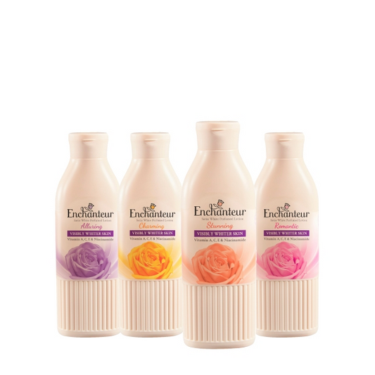 Losyen Badan Minyak Wangi Enchanteur Satin White