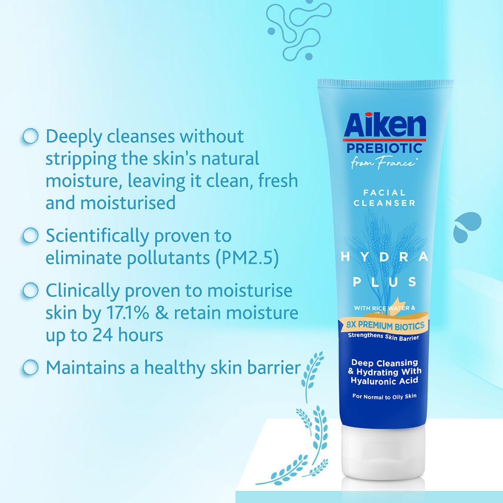 Aiken Prebiotic Cleanser Hydra & Deep Cleansing 120g