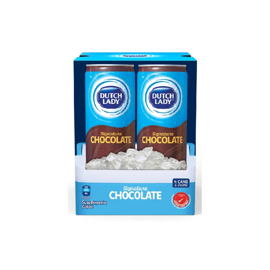 Dutch Lady Can Signature Chocolate 4x240ml