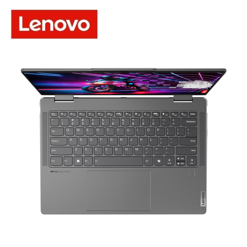 Lenovo Yoga 7 14AHP9 83DK009CMJ 14" WUXGA IPS 2-dalam-1 Sentuh Komputer Riba Kelabu (Ryzen 7 8840HS, 16GB, 512GB SSD, ATI, W11, HS )