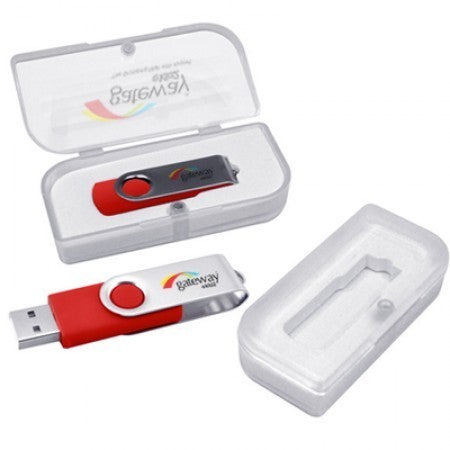 Transparent Plastic Box for Flash Drive