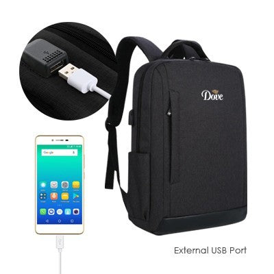 15.6'' UNI Water Repellent Laptop Backpack