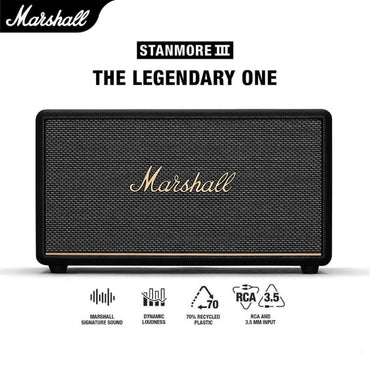 Marshall Stanmore III Pembesar Suara Bluetooth Hitam (1006012 1006013)