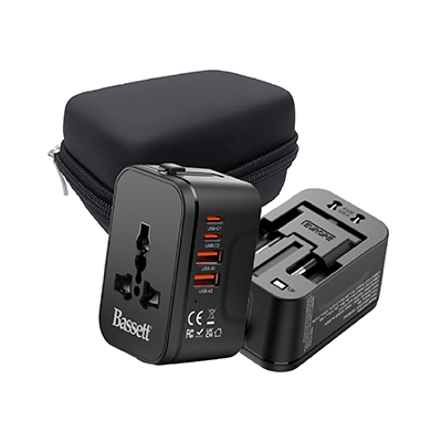 SMART Travel Adapter 2 Type-C 20W PD + 2 USB Charger