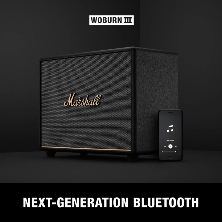 Marshall Woburn III Speaker Black (1006018 1006019 1006087)