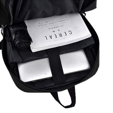 15.6" Travel PU Laptop Backpack with USB Port